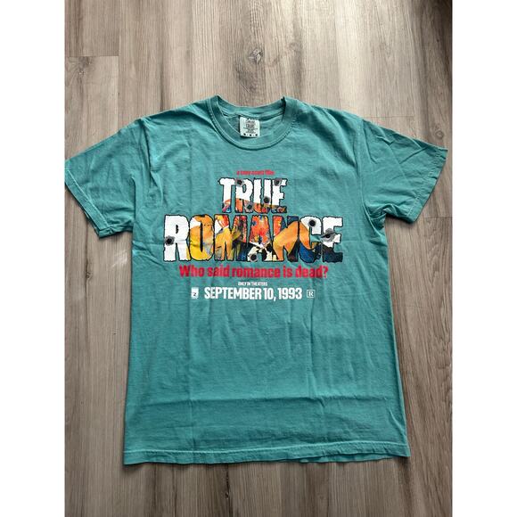 TRUE ROMANCE 30th Anniversary Rucking Fotten Lmtd Time Release Printed Shirt M - Picture 1 of 8